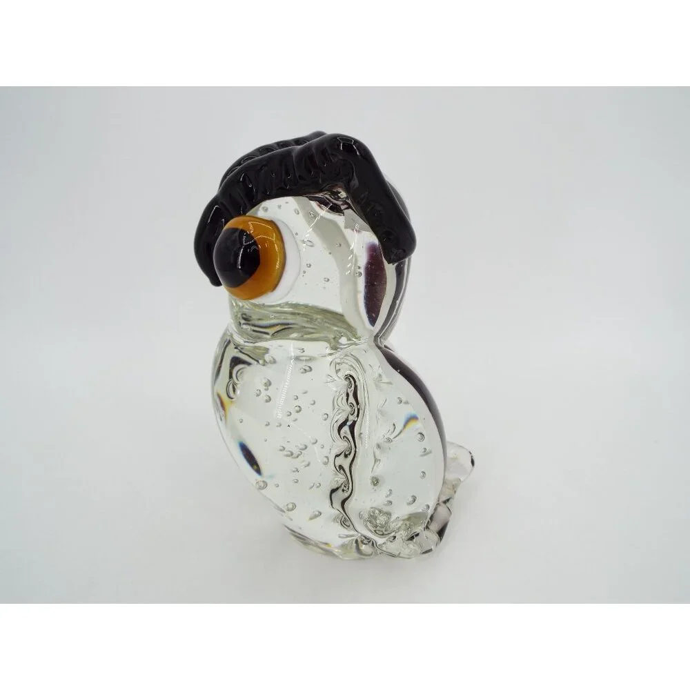 Art Glass Owl Figurine 5.5